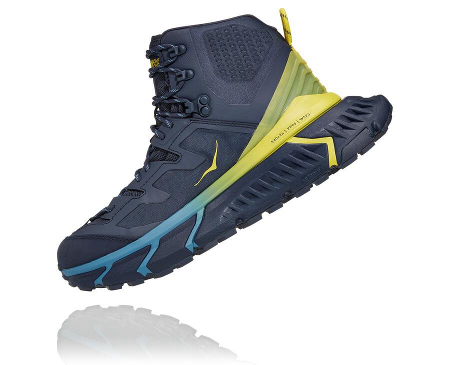 Hoka One One Turisticke Topanky Panske Modre - TenNine Hike GORE-TEX - 86354-YFGB